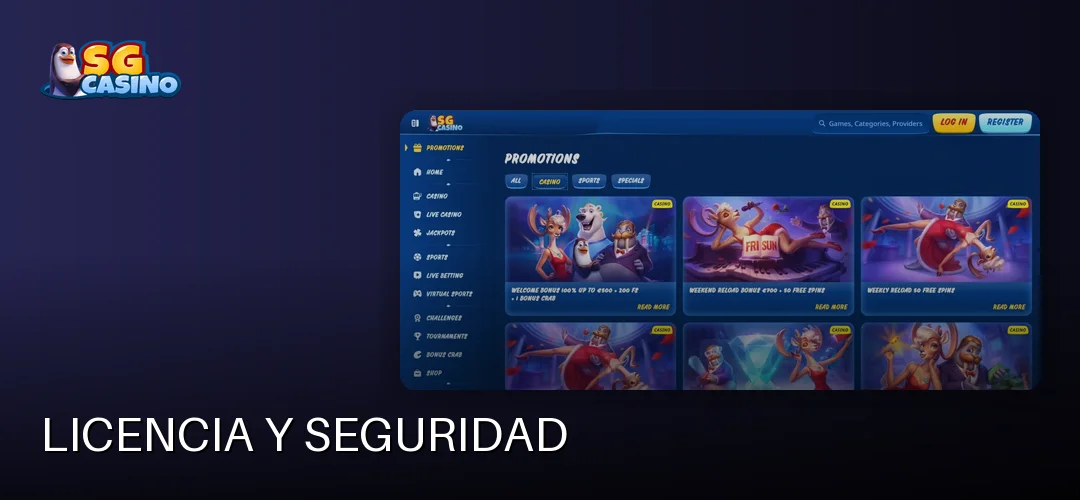 Licencia y seguridad