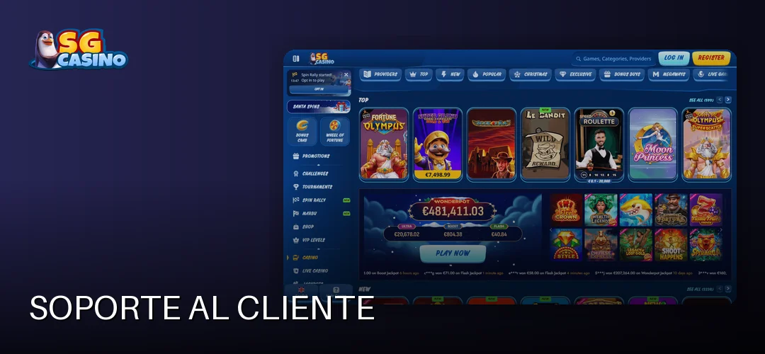 Soporte al cliente
